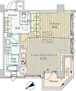 東京都渋谷区神宮前4【マンション】の間取り