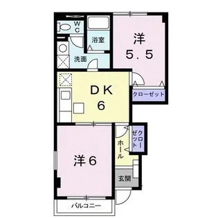 リザイア III【1階】の間取り