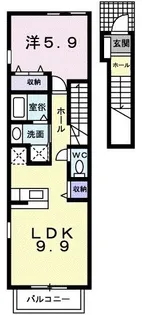 マ・メゾンY【2階】の間取り