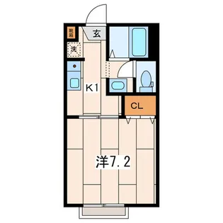 FLOWER COURT【2階】の間取り