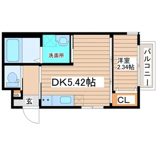 アークテラス八乙女中央【1階】の間取り