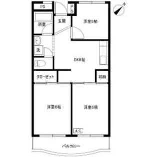 グリーンプラザ御園IV【2階】の間取り