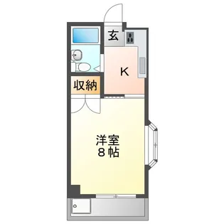 メゾンマンサード【3階】の間取り