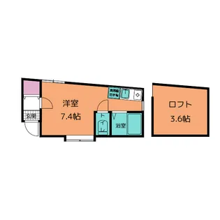 ラビリンスV【2階】の間取り