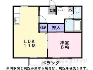 サン・アムール【1階】の間取り