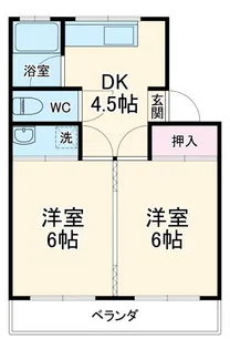 コーポ中沢I【3階】の間取り