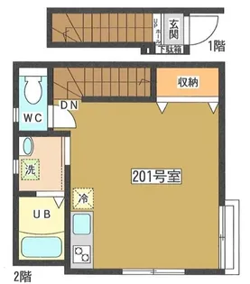エスポワール(西池袋)【2階】の間取り