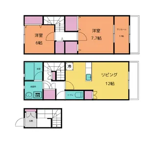 APTセレーナAの間取り