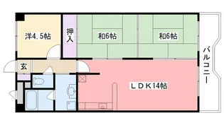 兵庫県西宮市甲子園口4【マンション】の間取り