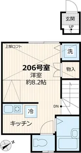 東京都府中市住吉町5【アパート】の間取り