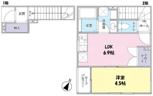 Legume ail graisse【2階】の間取り
