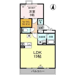 新潟県新潟市東区空港西2【アパート】の間取り