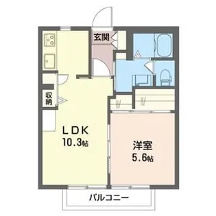 サンモールA【2階】の間取り