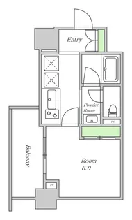 セルン新町【4階】の間取り