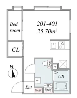 the trias itabashi【4階】の間取り