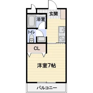 アドニスベルロード【3階】の間取り