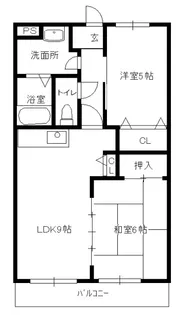 サンパレス大胡【3階】の間取り