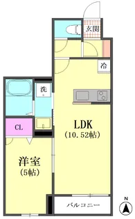 Katzen schloss【2階】の間取り