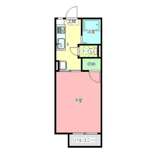 ルミエールA棟【1階】の間取り