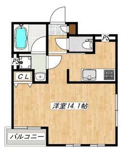 ヴィラージュ【1階】の間取り