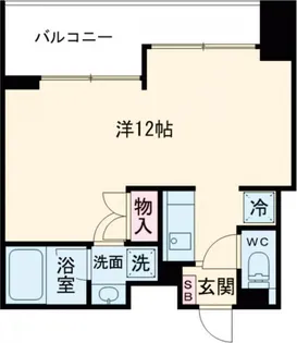 スクエアガーデン池袋【5階】の間取り