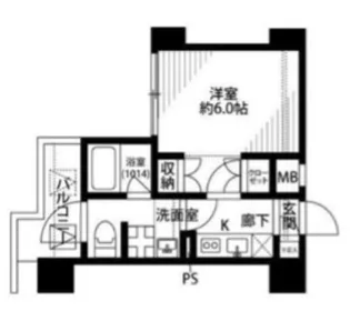 プレール・ドゥーク大森II【8階】の間取り