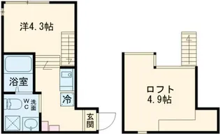 ノベレア【1階】の間取り