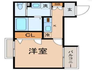 高見シャーメゾン【3階】の間取り