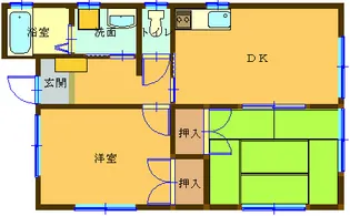 鹿児島県鹿児島市宇宿6【一戸建】の間取り