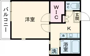 ドエル芦花【2階】の間取り