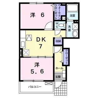 プリムローズ・K II【1階】の間取り
