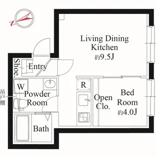 東京都大田区新蒲田2【マンション】の間取り