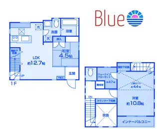 神奈川県茅ヶ崎市十間坂1【一戸建】の間取り
