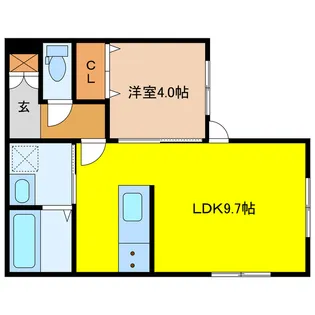 北海道千歳市幸町2【マンション】の間取り