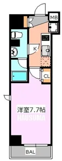 東京都北区王子2【マンション】の間取り