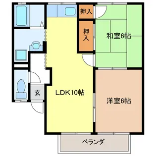 アネックス【2階】の間取り