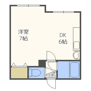 ウッド611【2階】の間取り