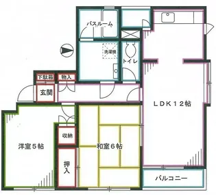 フォレストV【2階】の間取り