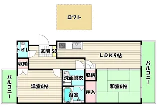兵庫県尼崎市南武庫之荘3【マンション】の間取り