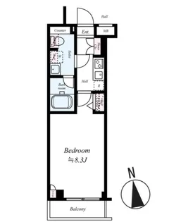 ARCOBALENO TORITSUKASEI【2階】の間取り