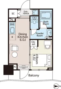 パルタージュ隅田川テラス【5階】の間取り