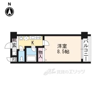 カスタリア京都西七条【2階】の間取り