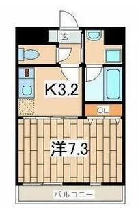 グレイス多摩川壱番館【2階】の間取り