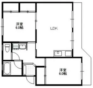 リルームス古国府【4階】の間取り