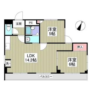 東京都墨田区文花2【マンション】の間取り
