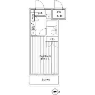スペーシア池上【3階】の間取り