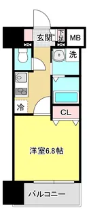 APPLEみやぎの【5階】の間取り