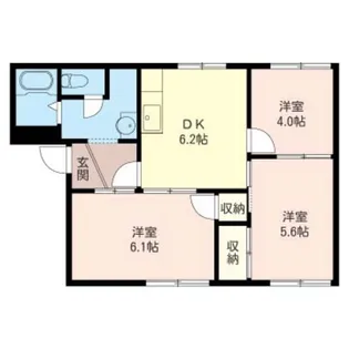 フレグランスアキラ【1階】の間取り