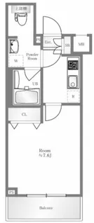 東京都港区虎ノ門3【マンション】の間取り