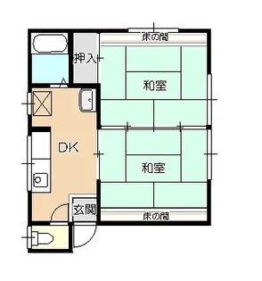 みティなティ【2階】の間取り